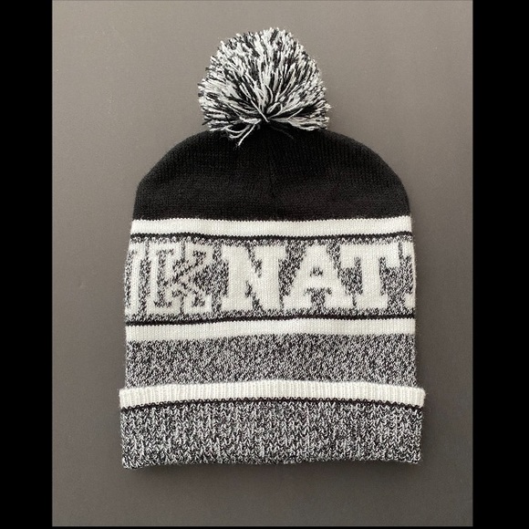 PINK Victoria's Secret Accessories - Pink By Victoria’s Secret Grey Pom Pom Beanie